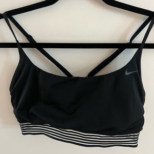 Nike sports bra with band detail